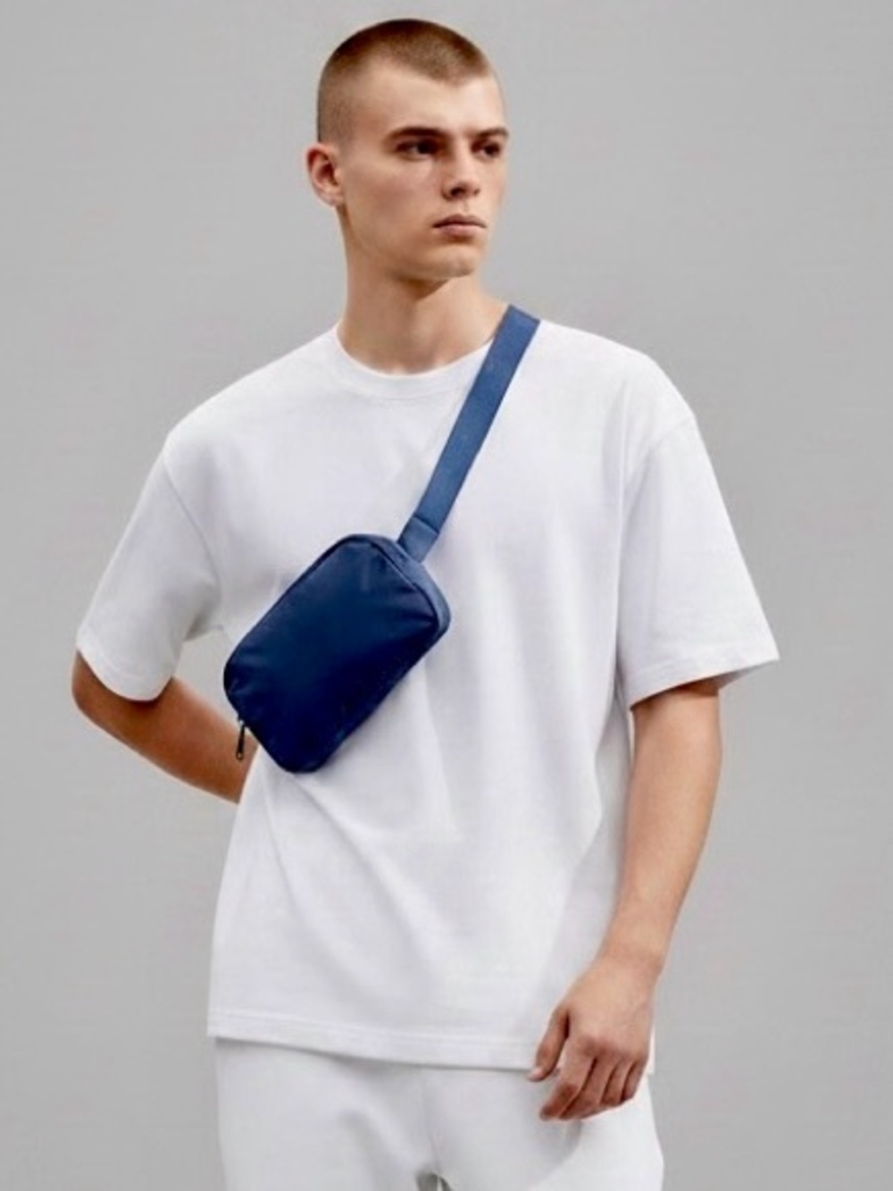 NWT ZPN Blue Fanny Pack Belt Bag for Women and Men